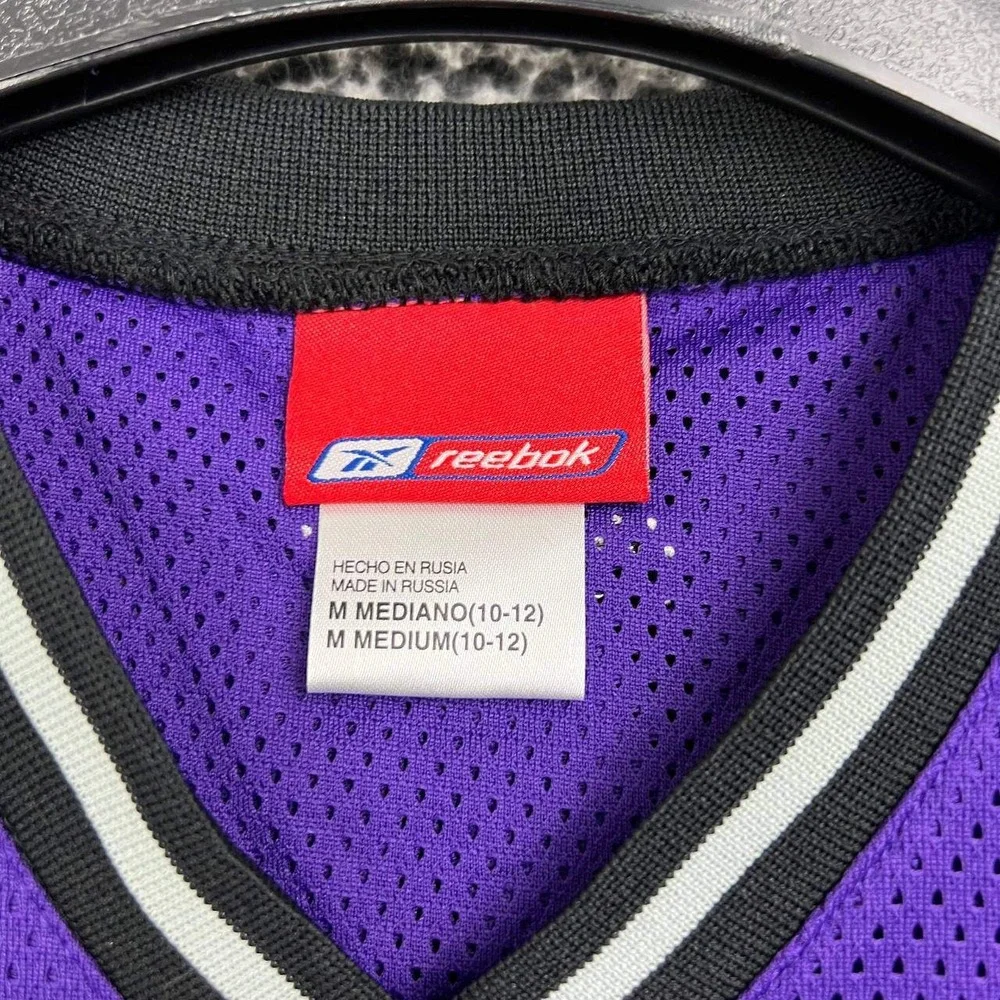 Sacramento‎ Kings Bibby #10 Jersey Shirt Youth Girl Medium 10-12 Reebok New M